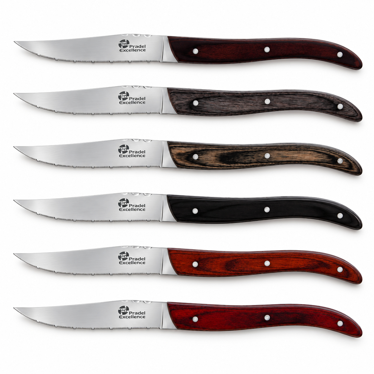 Les Boisés – Coffret 6 couteaux de table - Les Boisés – Pradel Excellence