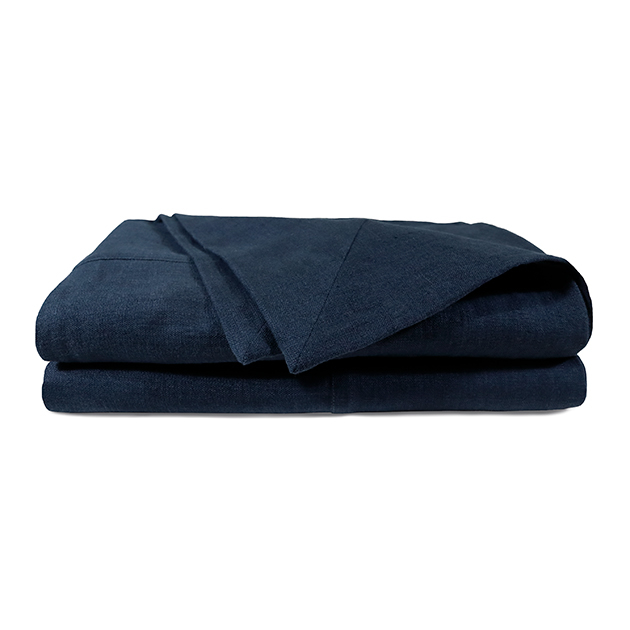 NAPPE NATURELLEMENT LIN - BLEU ARDOISE