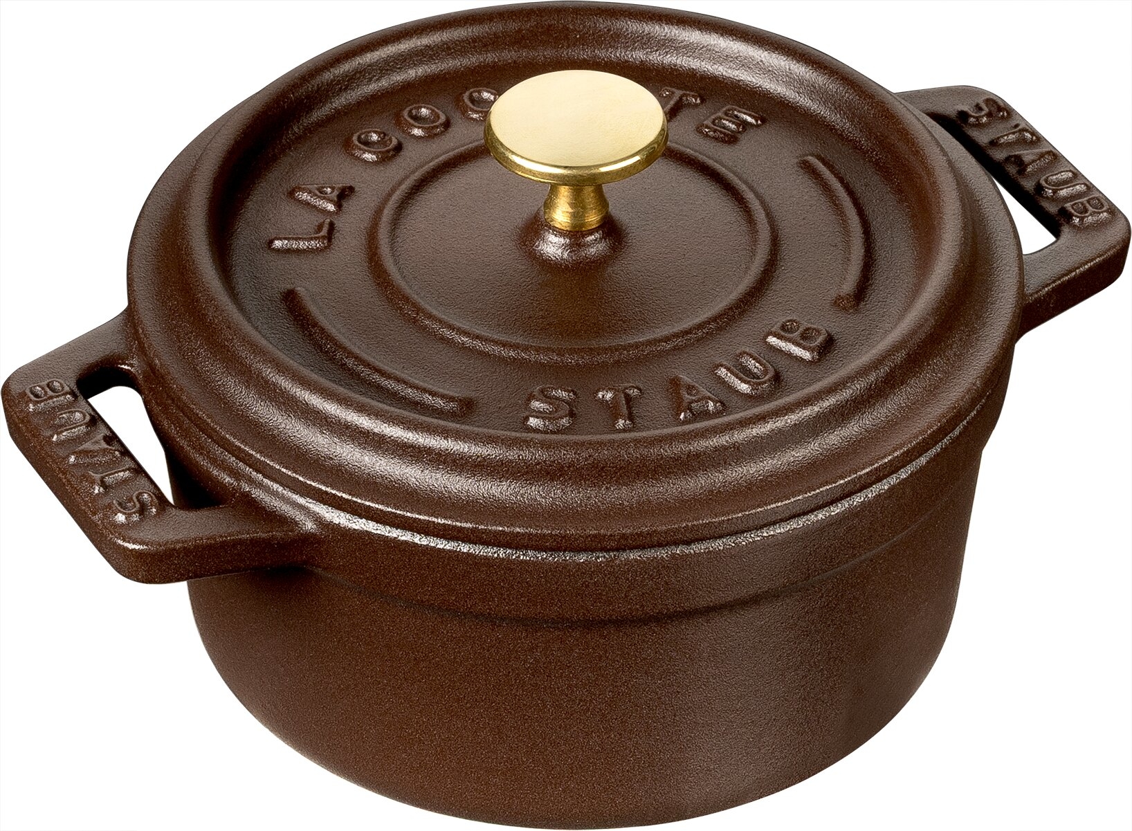 Mini-cocotte Staub 10cm Chocolat - Fonte