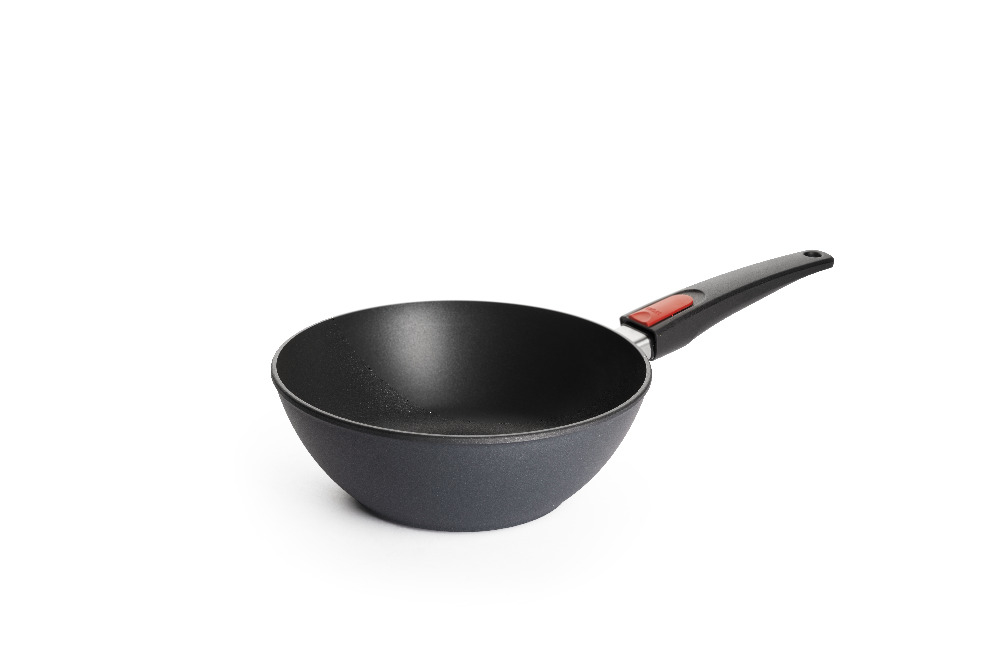 Wok en fonte 24 cm non Induction Manche Amovible 11024 DPS - Diamond Lite