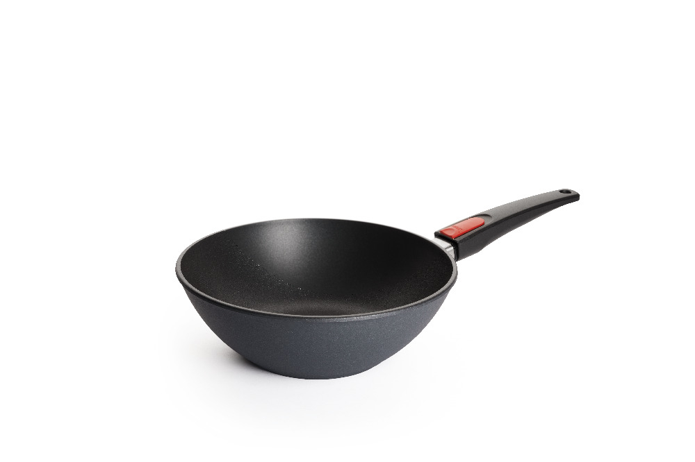 Wok en fonte 26 cm Induction Manche Amovible 11026 DPI - Diamond Lite