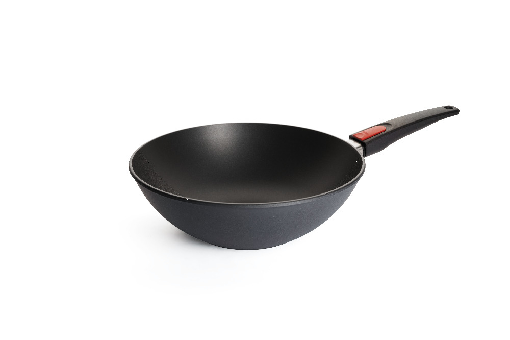 Wok en fonte 30 cm Induction Manche Amovible 11030 DPI - Diamond Lite