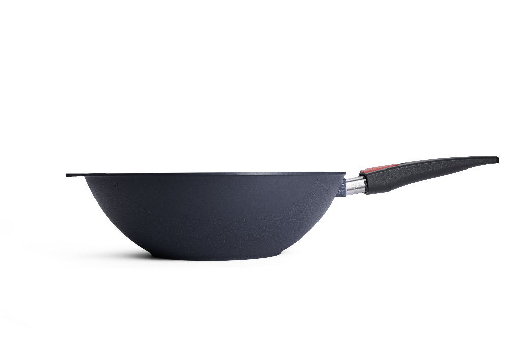 Wok en fonte 32 cm non Induction Manche Amovible 11032 DPS - Diamond Lite