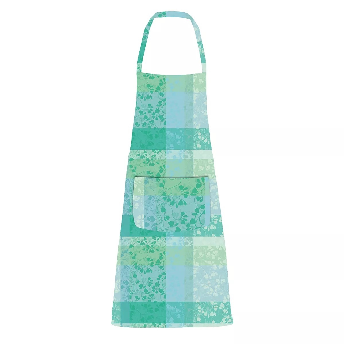 Tablier Mille feuillages turquoise Printemps Été 2025 - Printemps - Été 2025