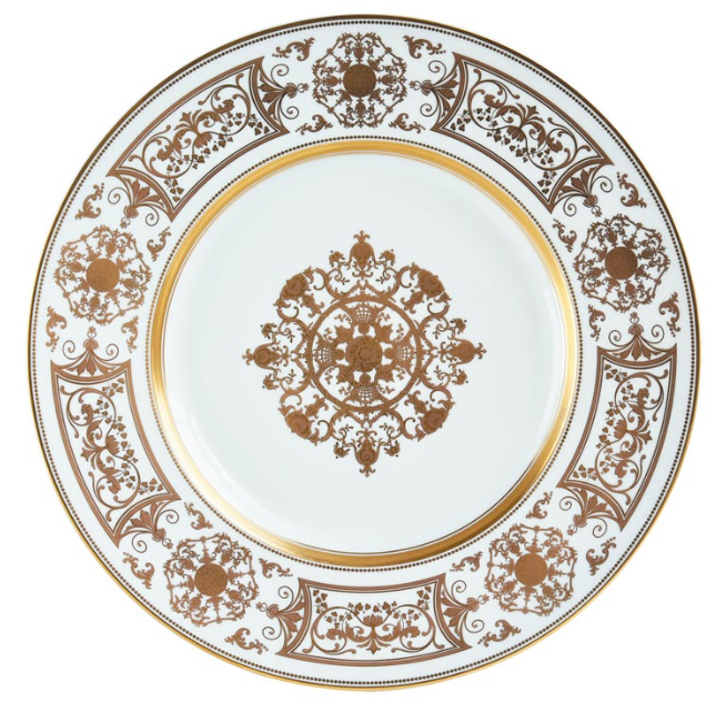 Assiette "Aux Rois Or" 31,5cm