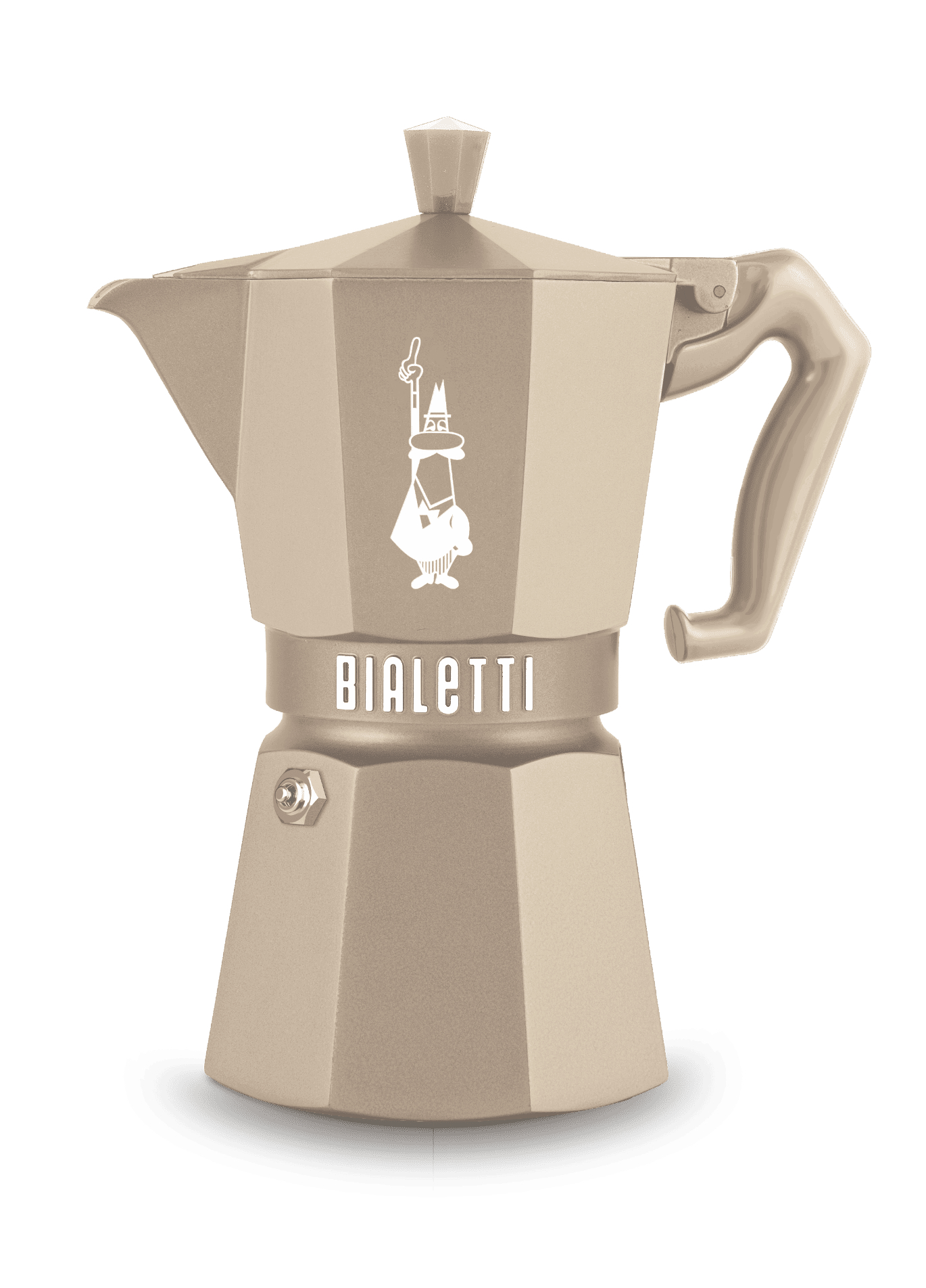 MOKA OCTAGONAL 6 TASSES INDUCTION DESERT - BIALETTI EXCLUSIVE