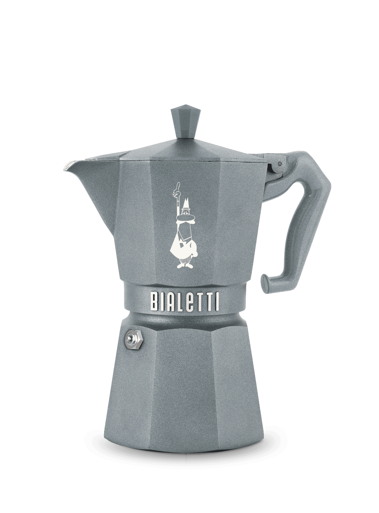 MOKA OCTAGONAL 6 TASSES INDUCTION - GRIS - BIALETTI EXCLUSIVE