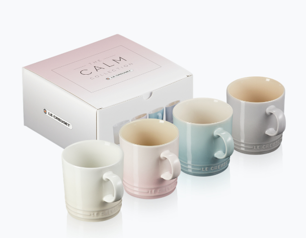 Set 4 mugs "Calm"