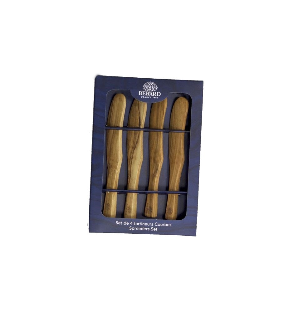 Tartineur Courbe 4 Set en olivier - OLIVEWOOD