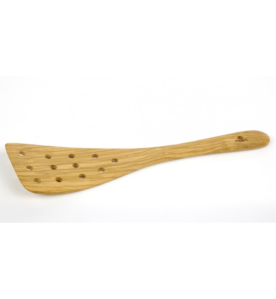 Spatule large galbée 12 trous - OLIVEWOOD