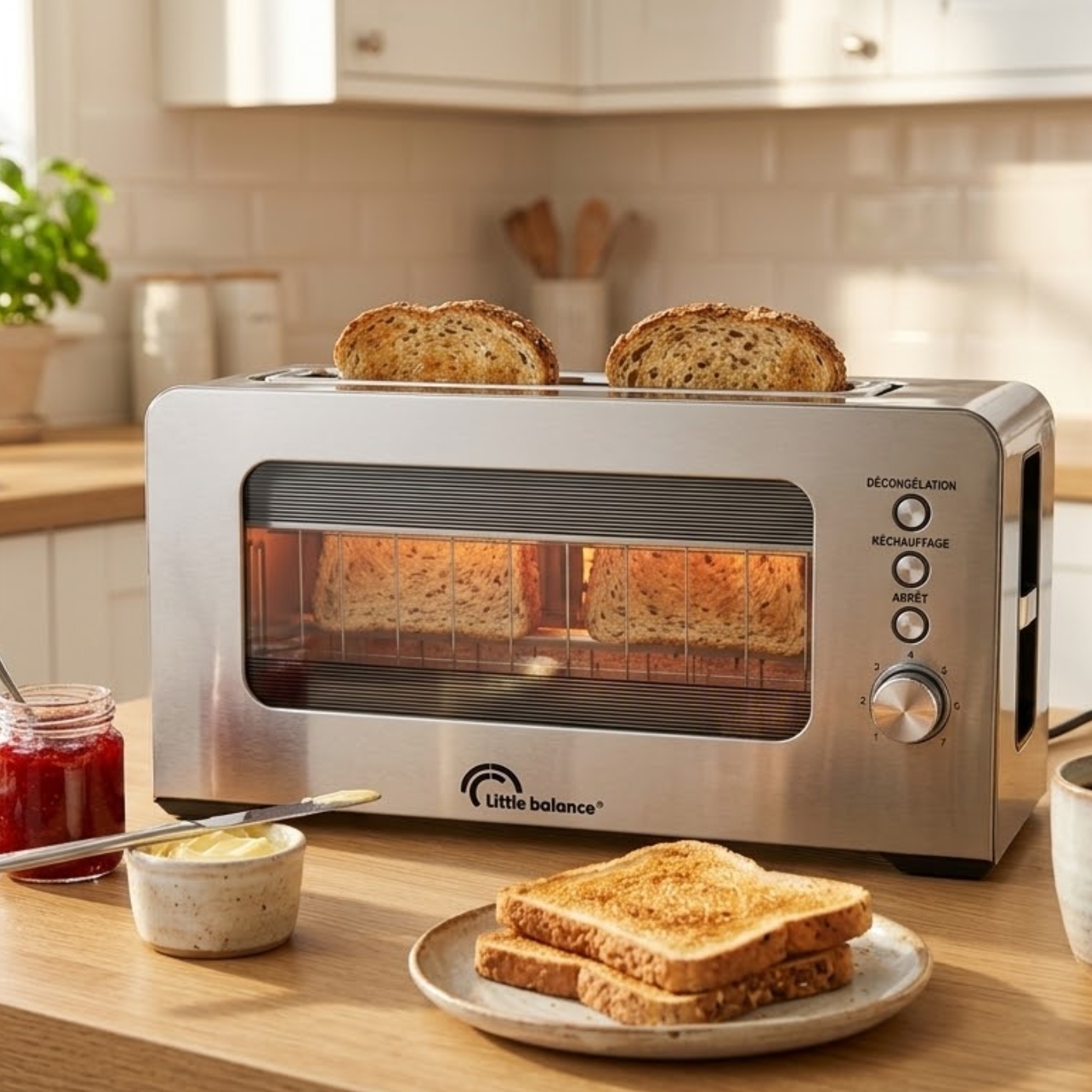 Grille pain - Glass toaster