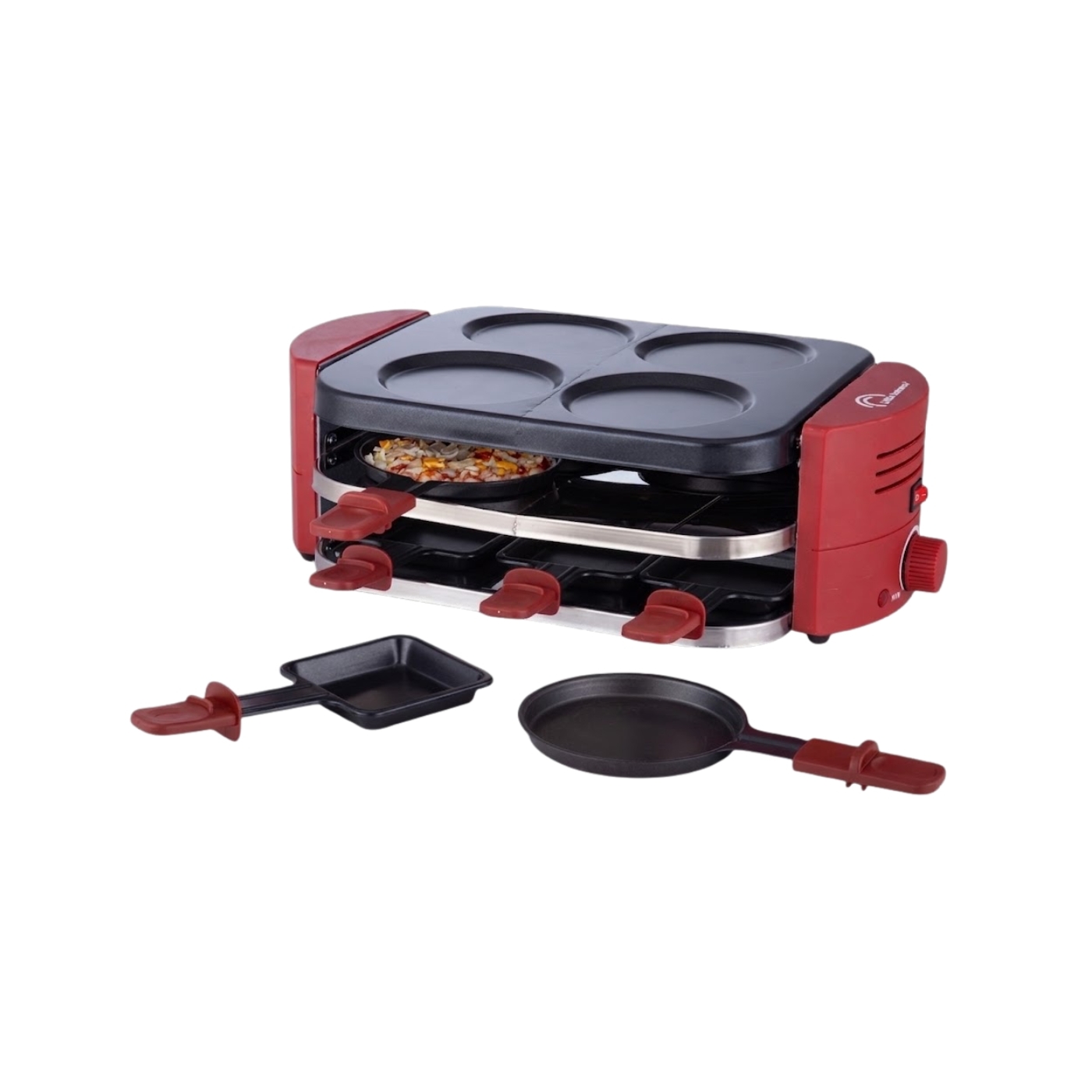 Appareil à raclette/pizza/crêpes Fun Party 4 - Convivial