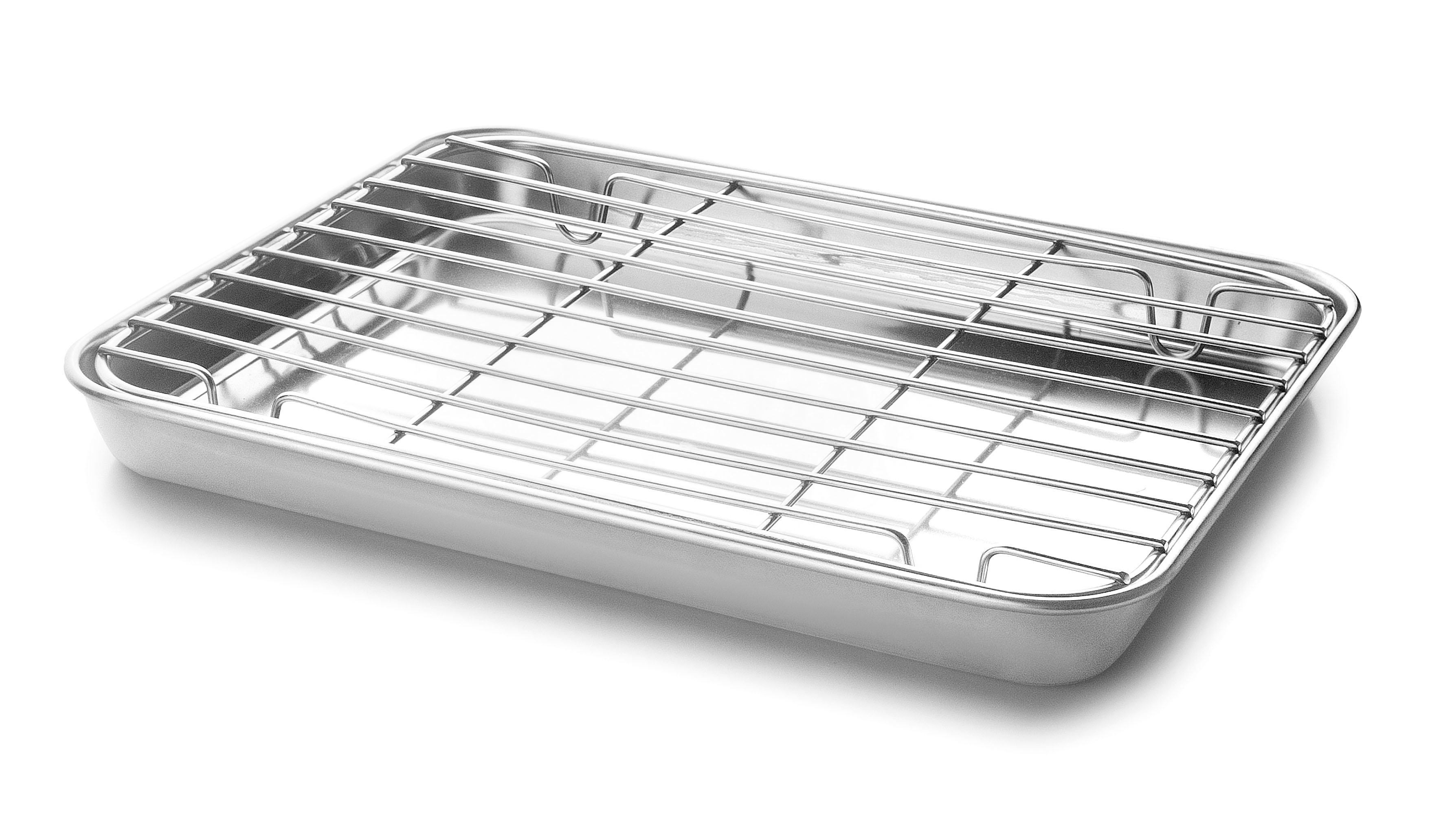 Plats à four inox avec grille - ESSENTIAL