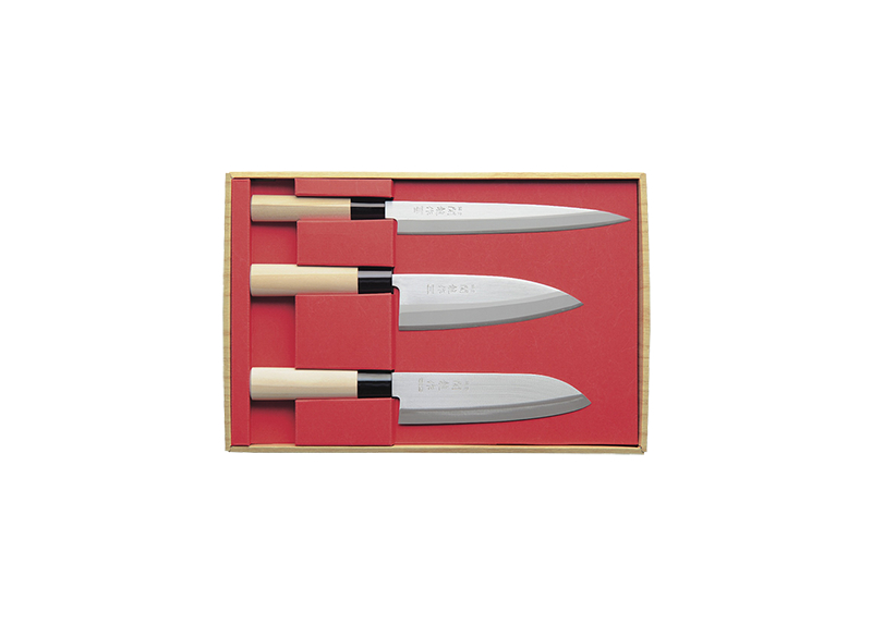 Santoku & Deba & Sashimi - Coffret