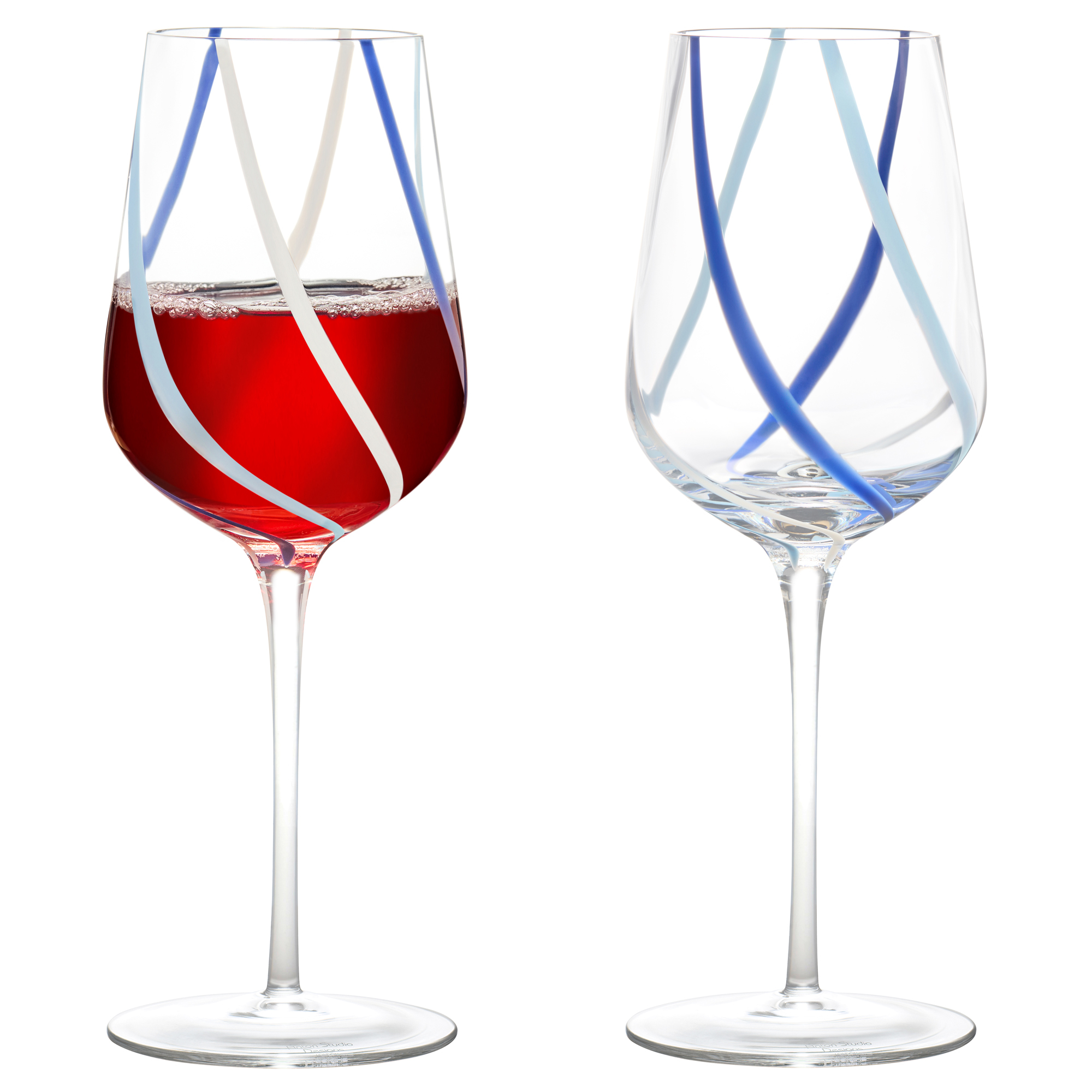 Rio Azure - Verres à vin, Set 2 - Anton Studio Designs