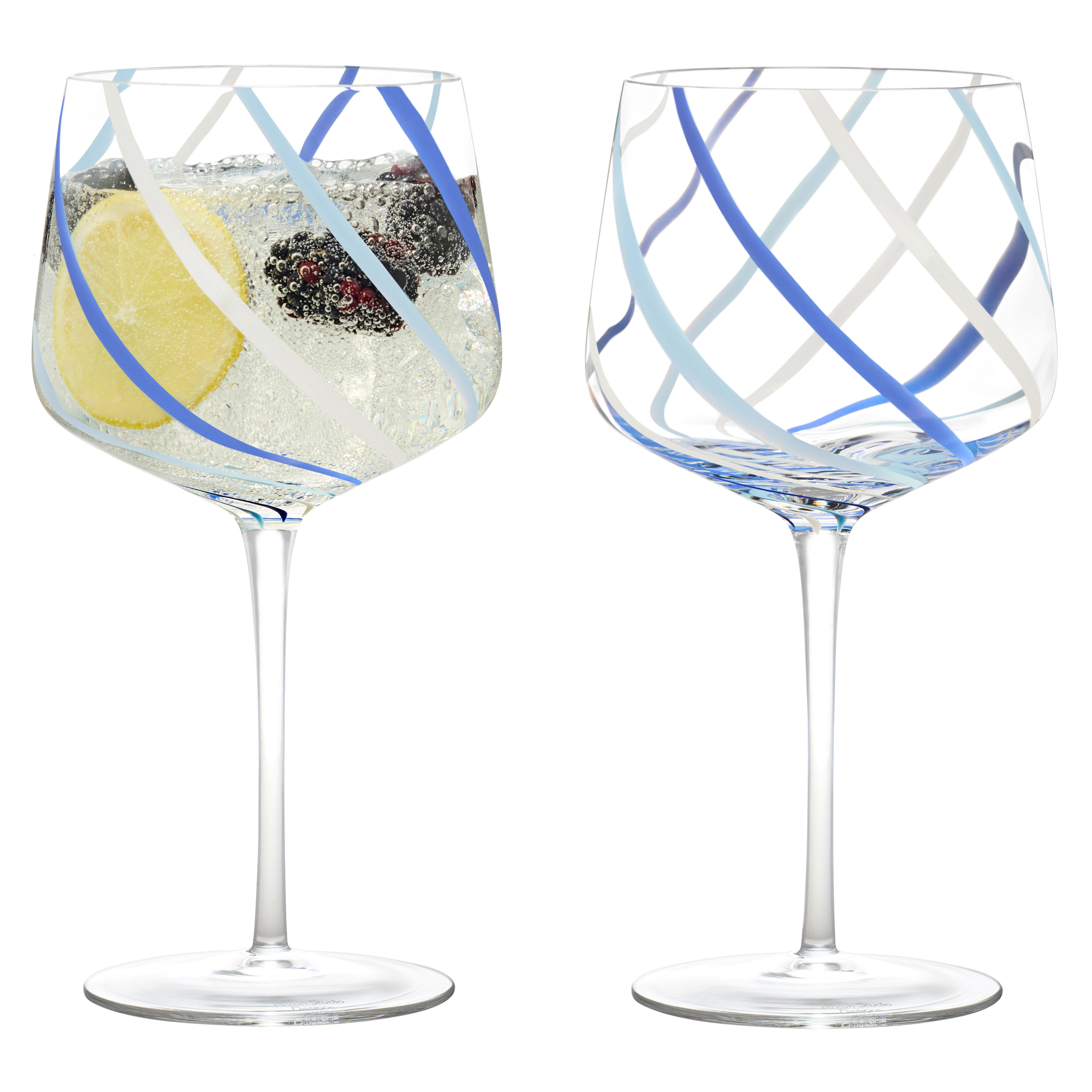 Rio Azure - Verres à gin, Set 2 - Anton Studio Designs