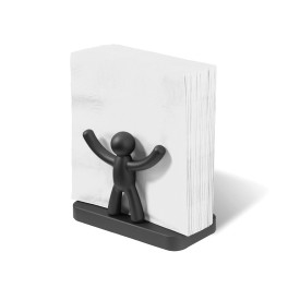 Porte servietttes en papier noir - Buddy