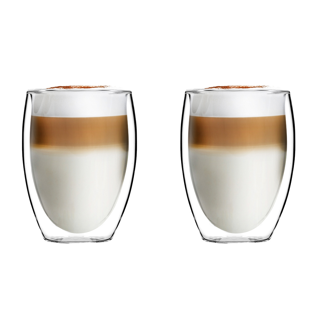 Lot de 2 grands verres à double paroi Noa 360 ml 29750 - Noa