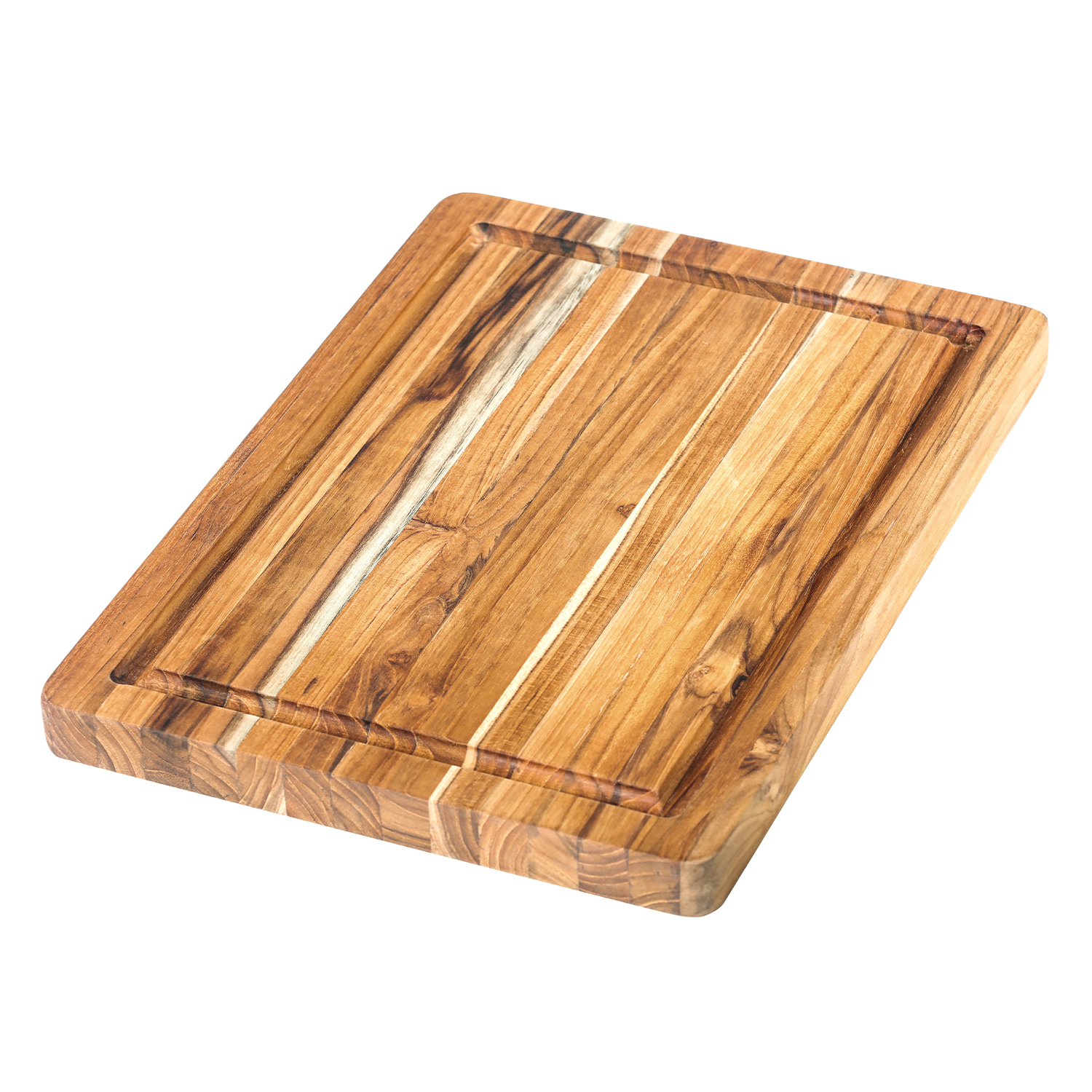 Planche en teck avec rigole - Scandi - TEAKHAUS